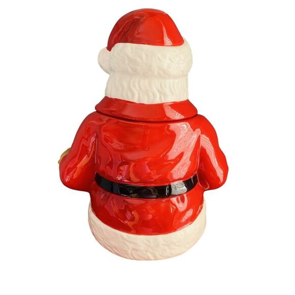 Martha Stewart 13” Santa Cookie Jar Vintage Macy’s Holiday Christmas 2011 - Picture 11 of 16